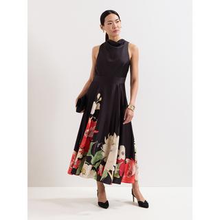 Phase Eight Ärmelloses Blumenmuster Midi Kleid  