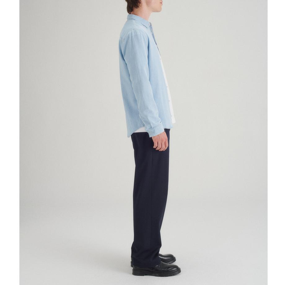 MAISON STANDARDS Peter Denim Langarmhemd  