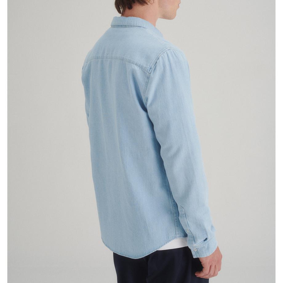 MAISON STANDARDS Peter Denim Langarmhemd  