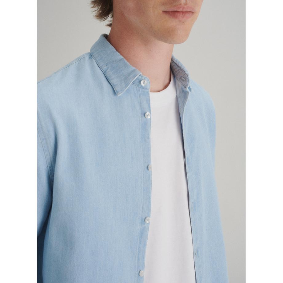 MAISON STANDARDS Peter Denim Langarmhemd  