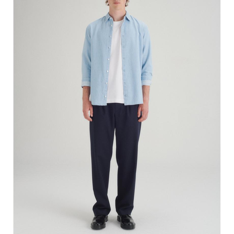 MAISON STANDARDS Peter Denim Langarmhemd  