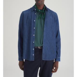 MAISON STANDARDS Peter Denim Langarmhemd  