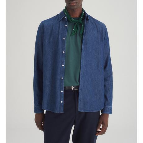 MAISON STANDARDS Peter Denim Langarmhemd  