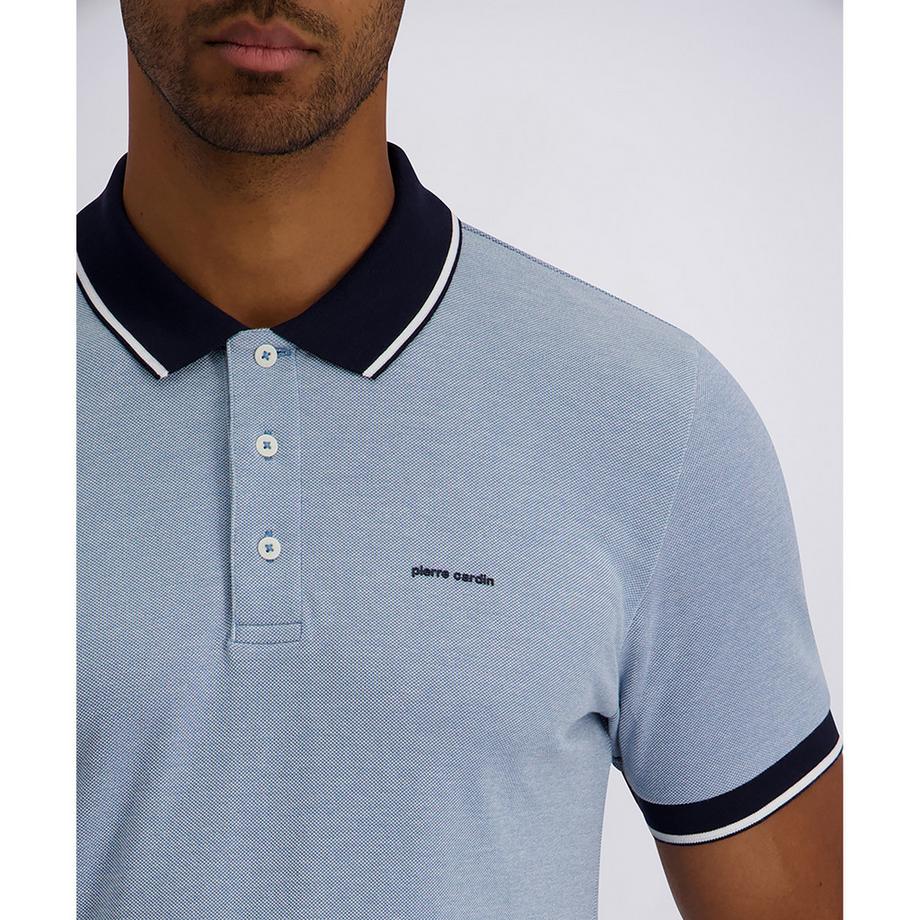 pierre cardin Polohemd mit Kontrastkragen  