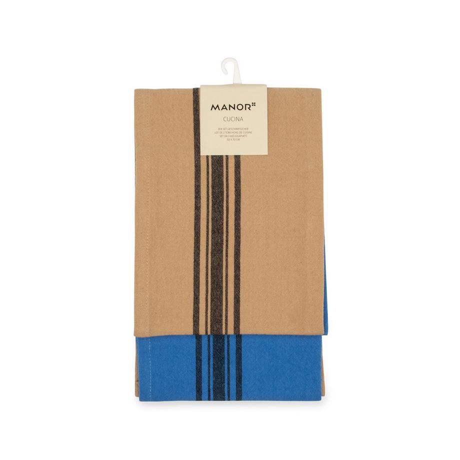 Manor Lot de 2 torchons Shades 