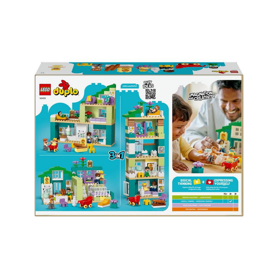 LEGO®  10470 Casa familiare moderna 3 in 1 con personaggi 