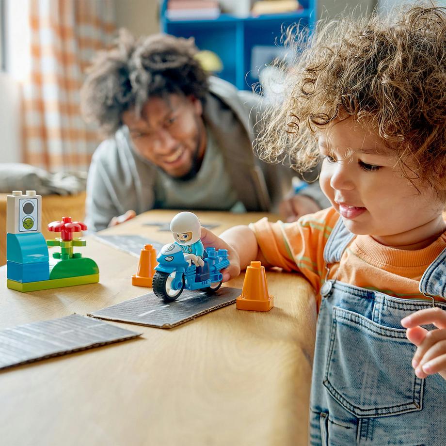 LEGO®  10471 Blaues Polizeimotorrad 