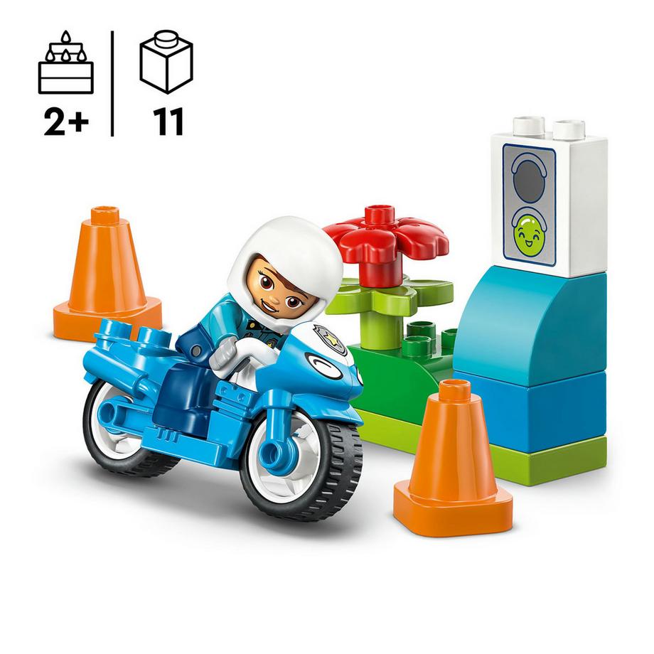 LEGO®  10471 Blaues Polizeimotorrad 