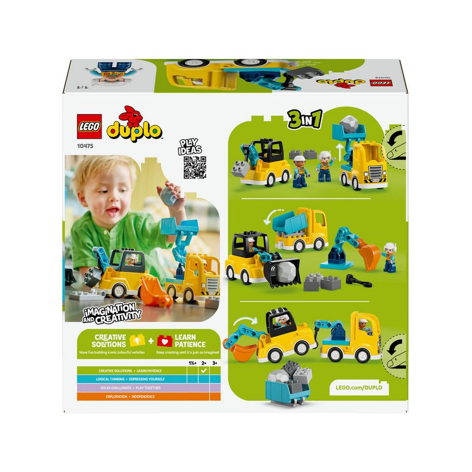 LEGO®  10475 Baufahrzeuge – 3-in-1-Set 