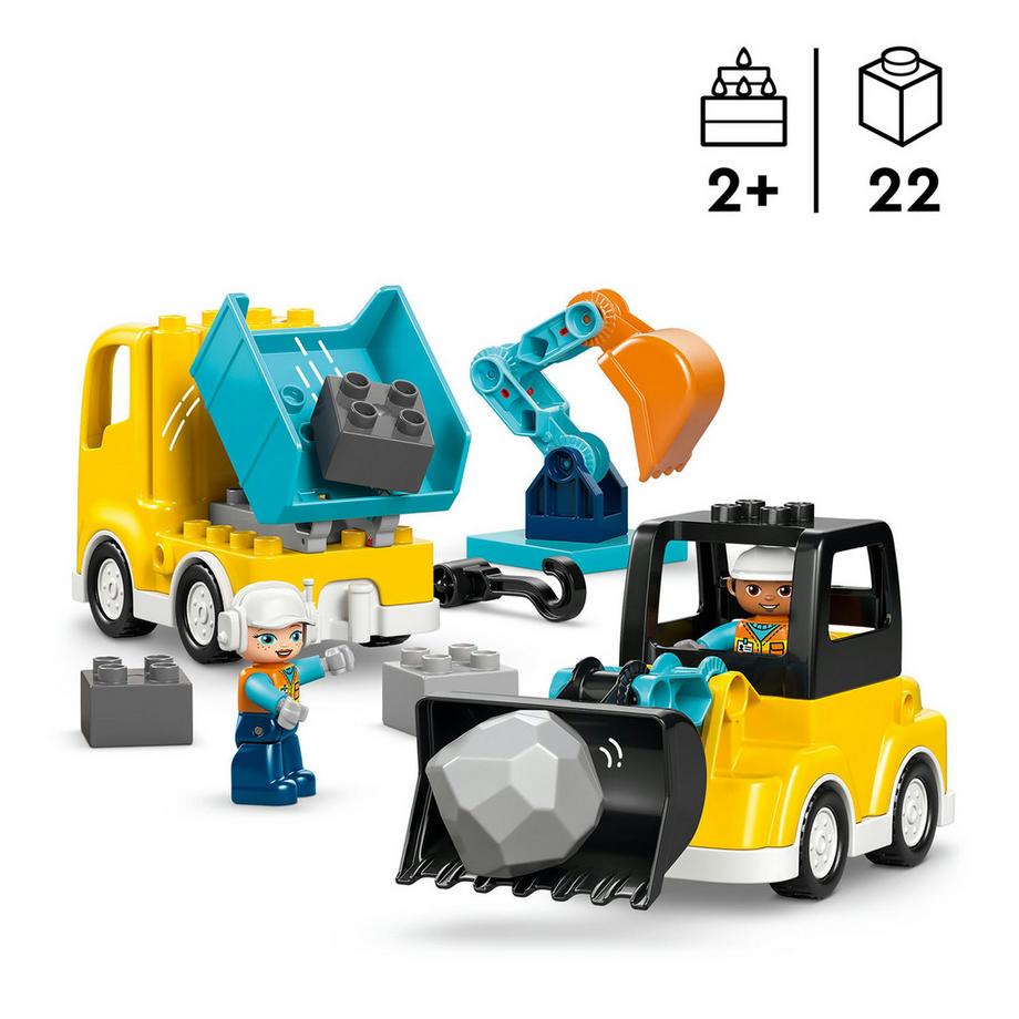 LEGO®  10475 Baufahrzeuge – 3-in-1-Set 