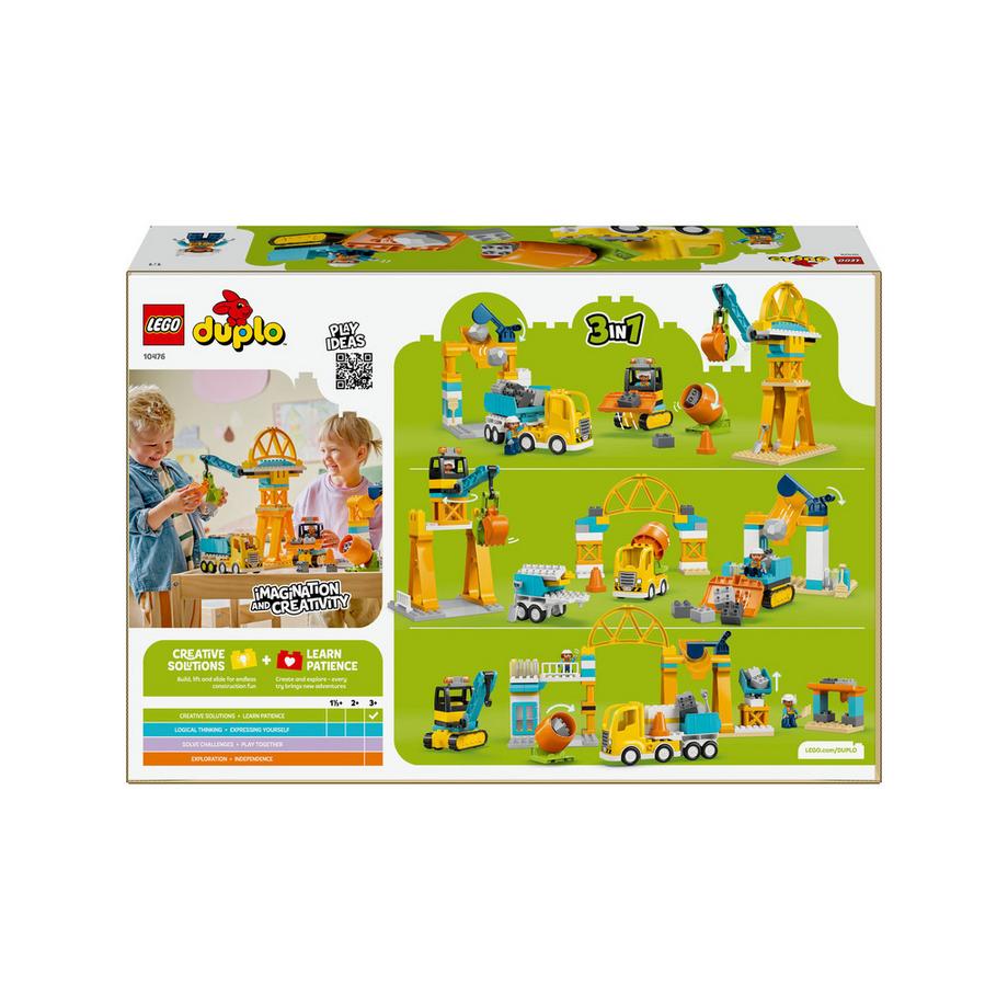 LEGO®  10476 Baustelle mit Baufahrzeugen – 3-in-1-Set 
