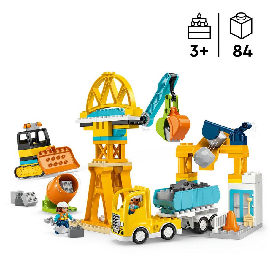 LEGO®  10476 Baustelle mit Baufahrzeugen – 3-in-1-Set 