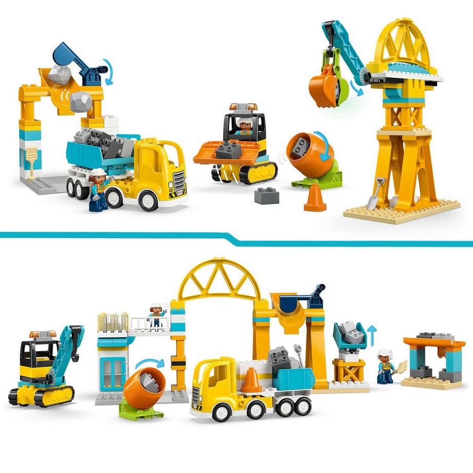 LEGO®  10476 Baustelle mit Baufahrzeugen – 3-in-1-Set 