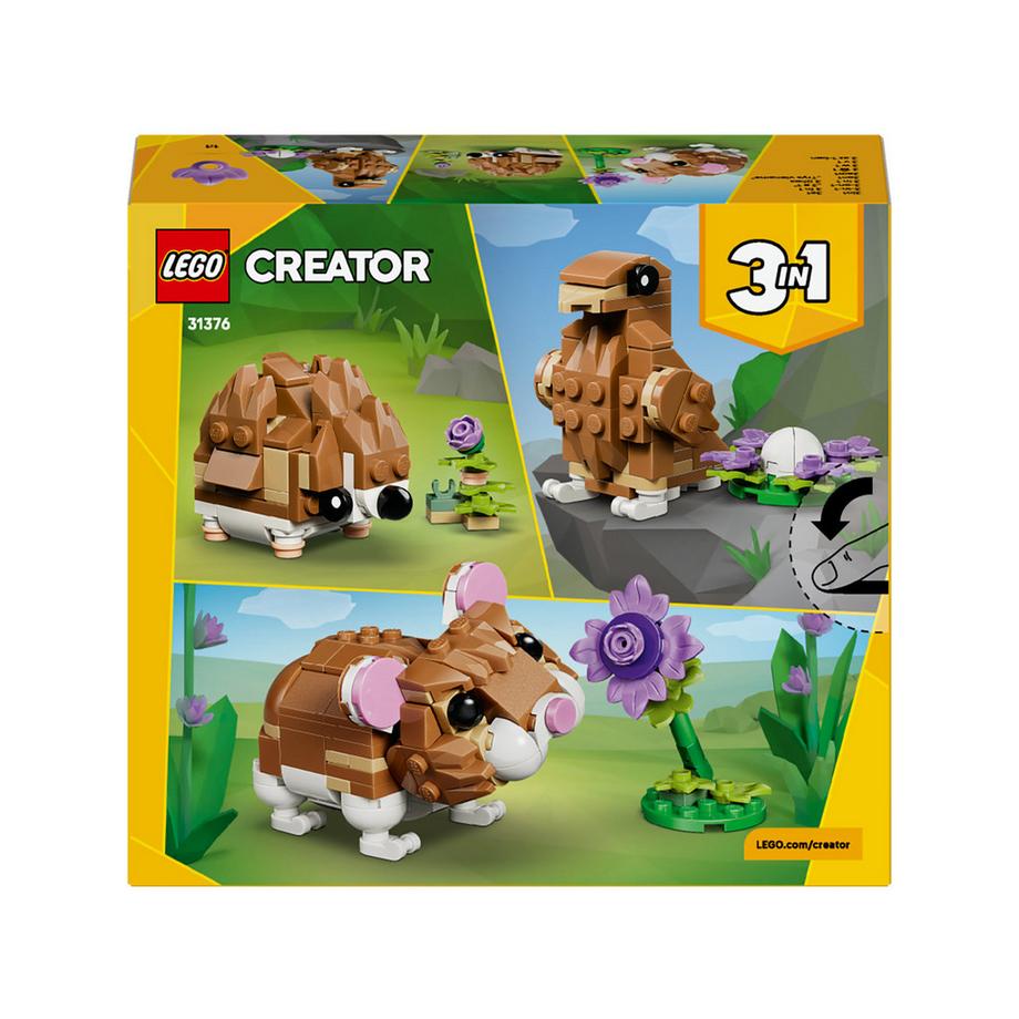 LEGO®  31376 Simpatico criceto con fiore 