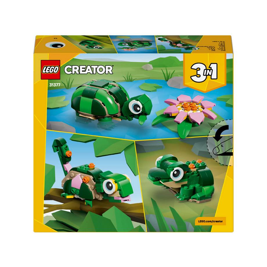 LEGO®  31377 Tartaruga con fiore di ninfea 