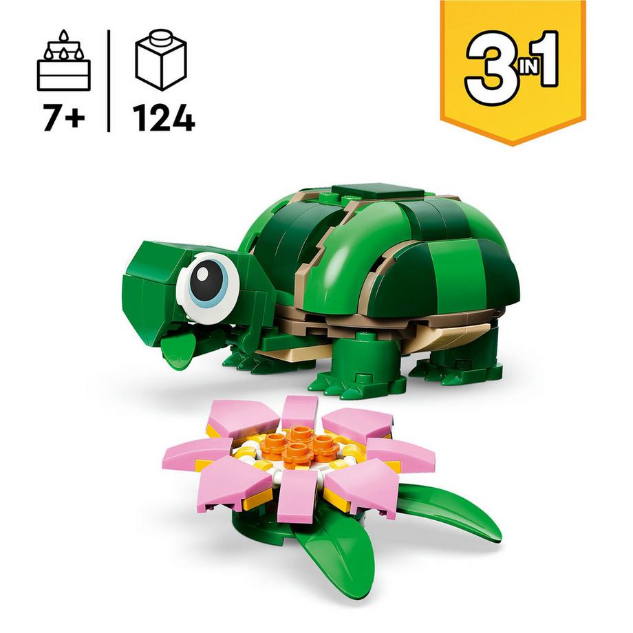 LEGO®  31377 Tartaruga con fiore di ninfea 