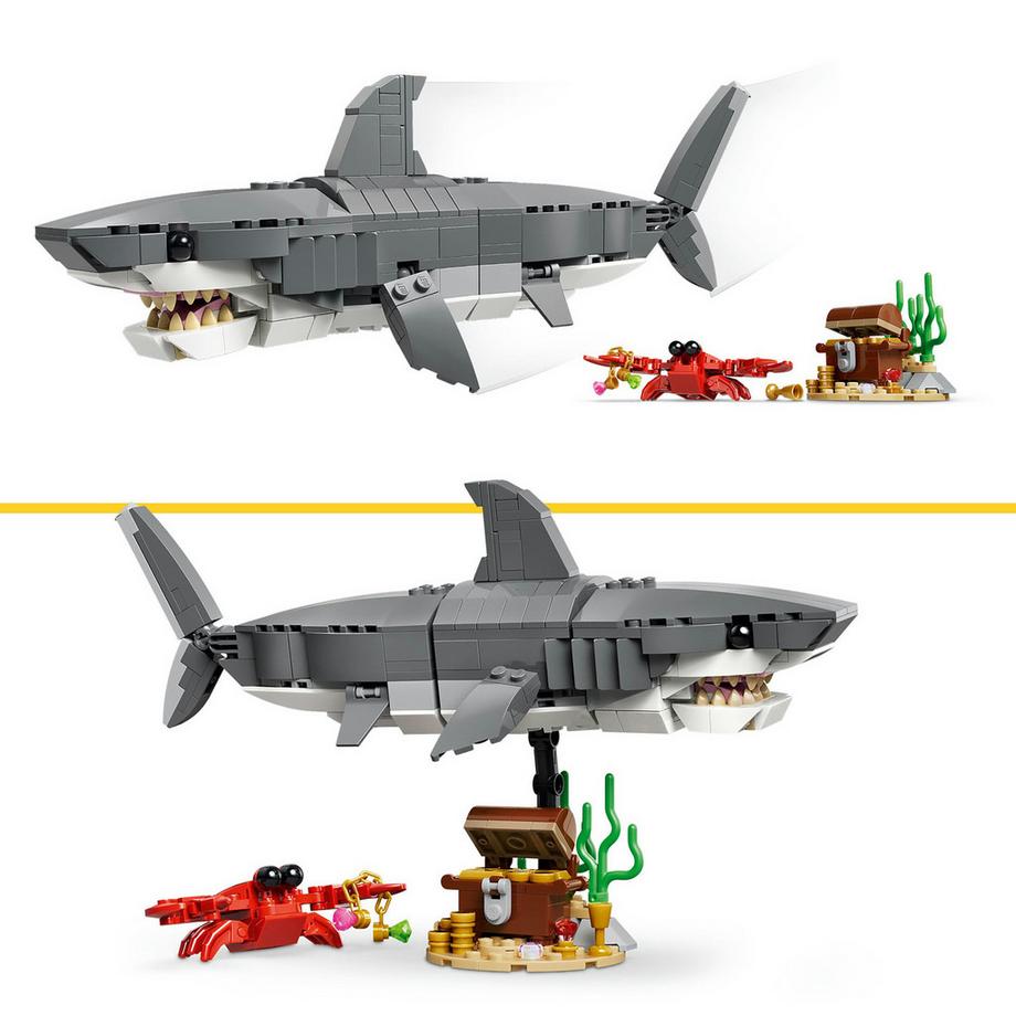 LEGO®  31381 Squalo con scrigno del tesoro 