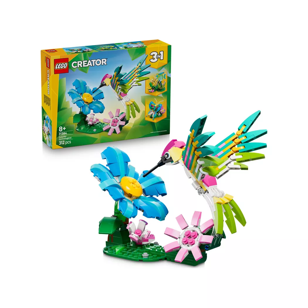 Lego Creator Ville dyr: fargeglad kolibri 31384