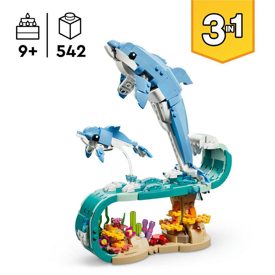 LEGO®  31385 Animali marini: meravigliosi delfini 