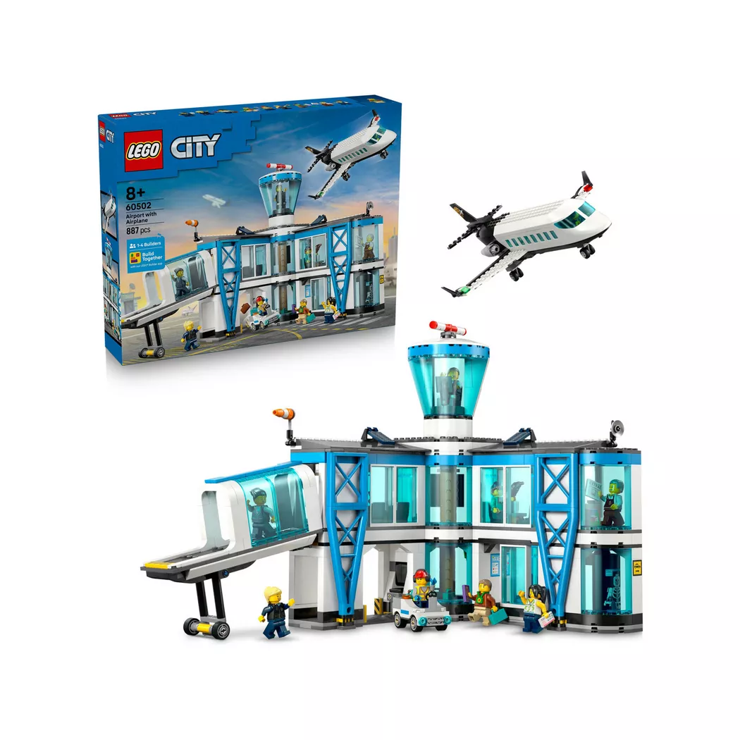 Lego City Flyplass og fly 60502
