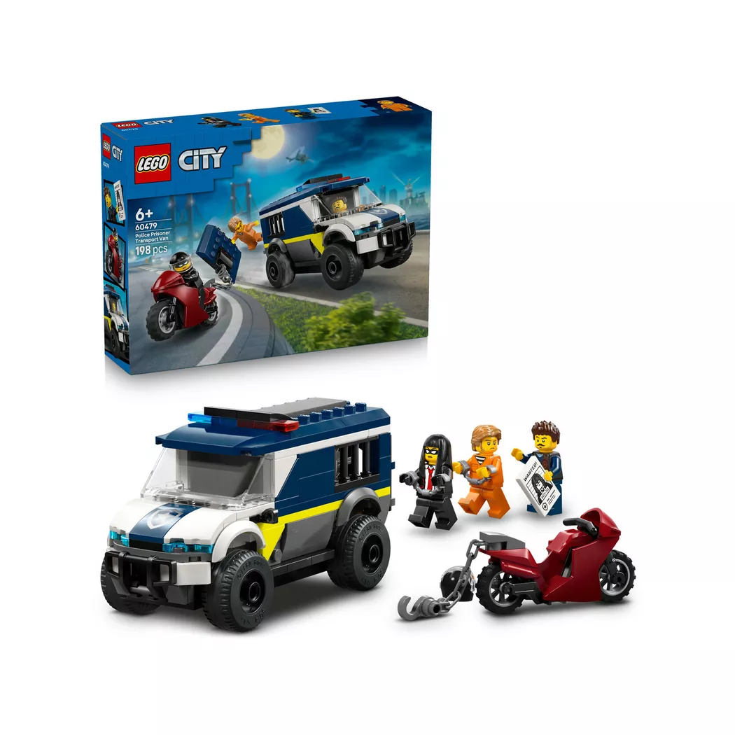 Lego City Politibil for fangetransport 60479