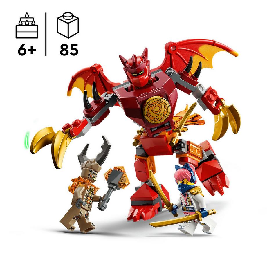 LEGO®  71851 Kais Drachen-Mech Battle Set 