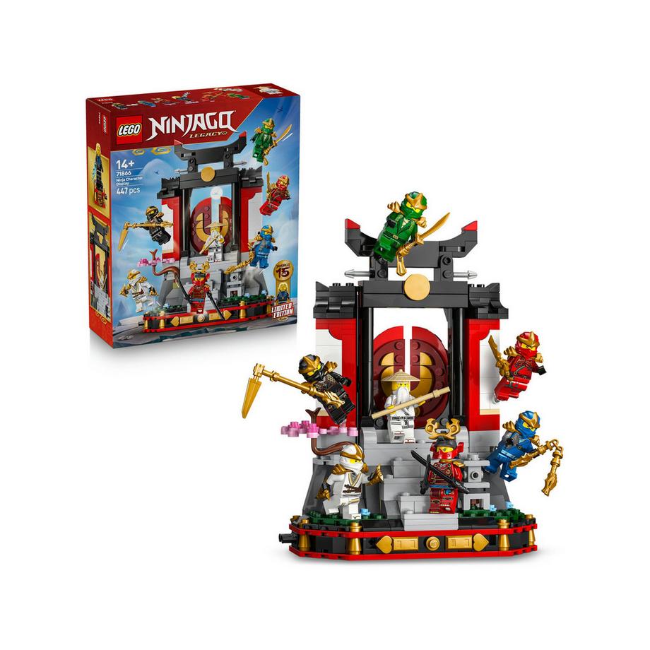 LEGO®  71866 Display personaggi Ninja – 15° anniversario 