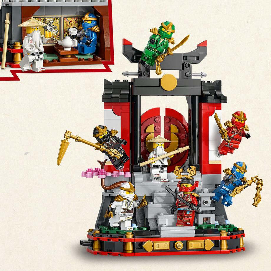 LEGO®  71866 Display personaggi Ninja – 15° anniversario 