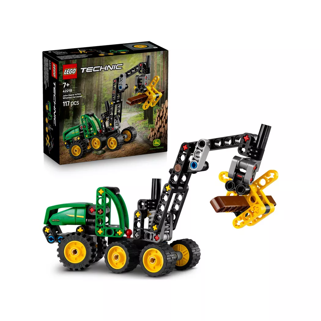 Lego John Deere 1470H hjuldrevet hogstmaskin 42218