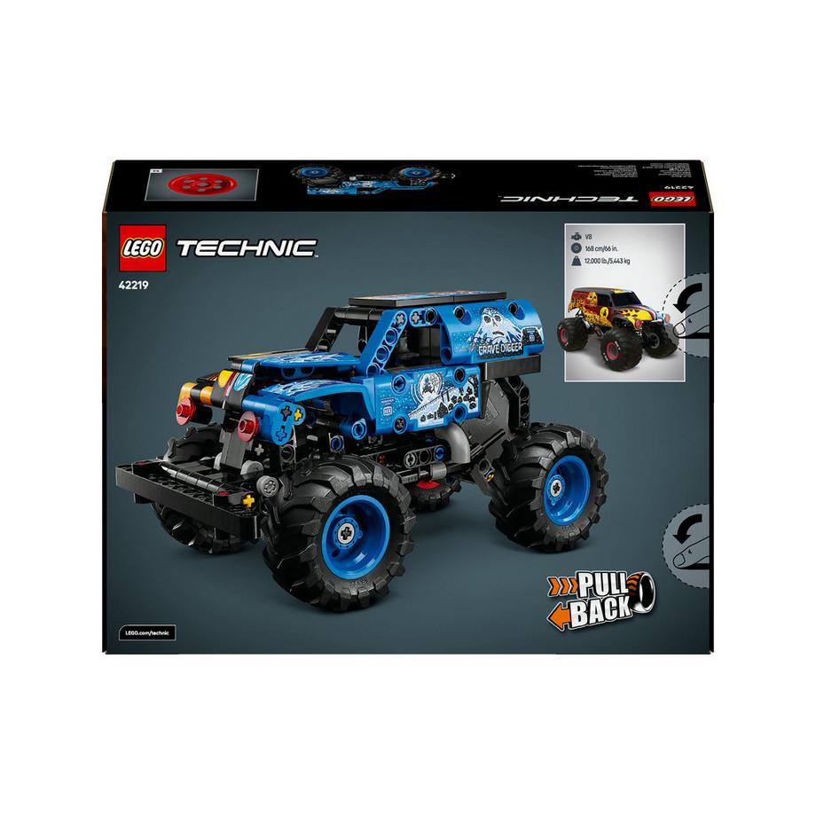 LEGO®  42219 Monster Jam™ Grave Digger™ - Feu et glace 