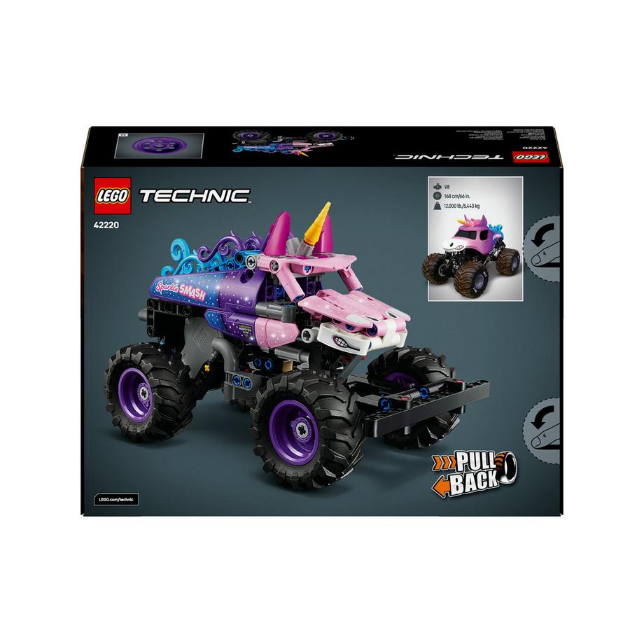LEGO®  42220 Monster Jam™ Sparkle Smash™ mit Rückziehmotor 