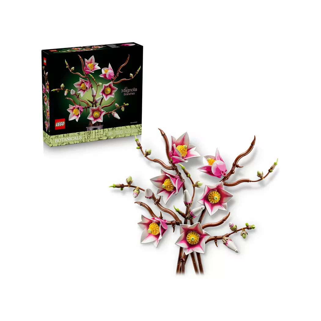 Lego Botanicals Magnolia Branches Flower Décor 11510, New