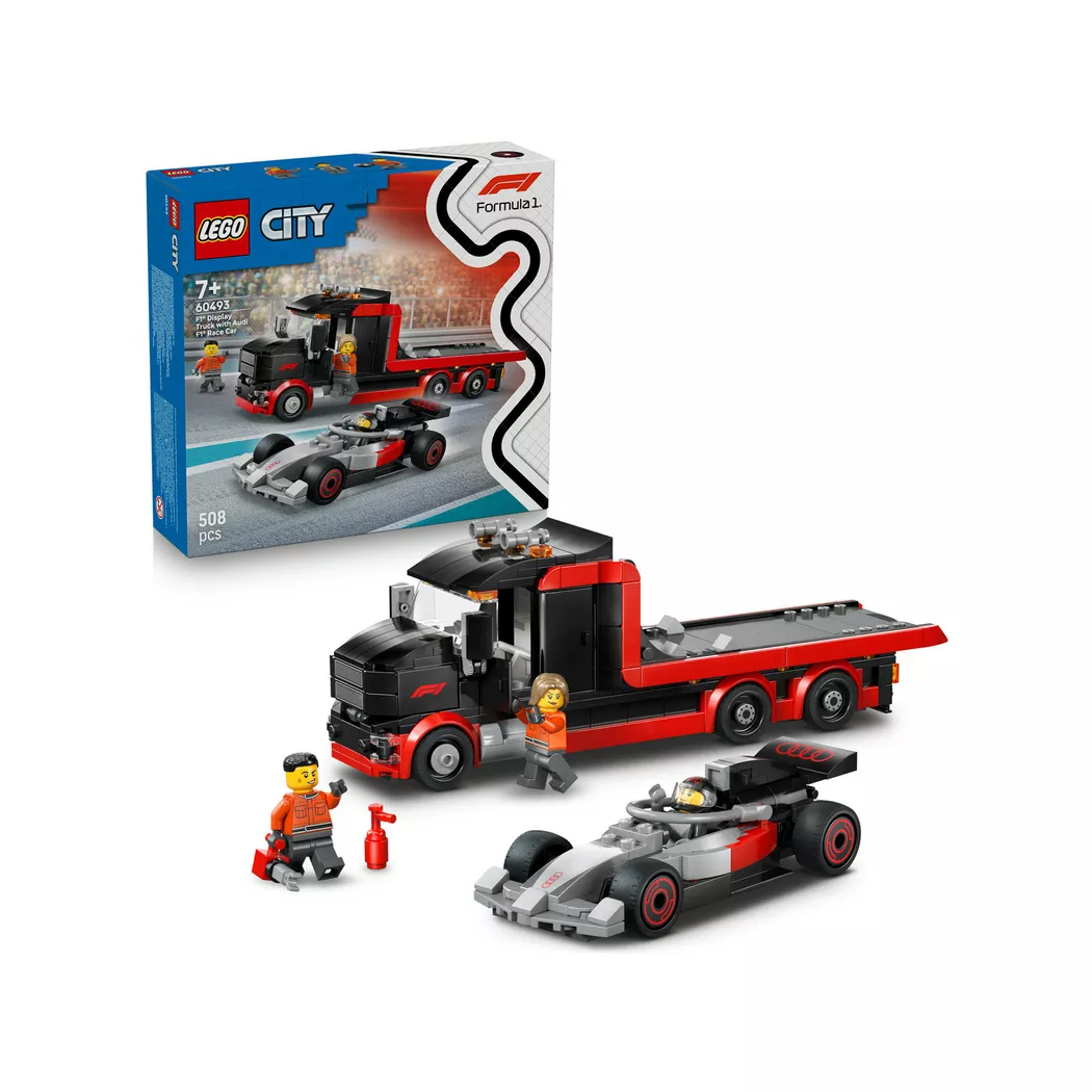 Lego City F1-trailer med Audi F1-racerbil 60493