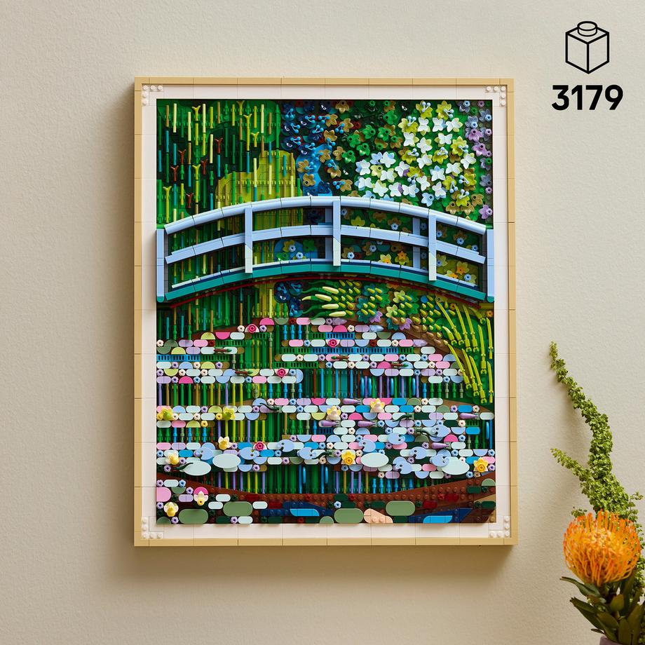 LEGO®  31220 Claude Monet – Brücke über einen Seerosenteich 