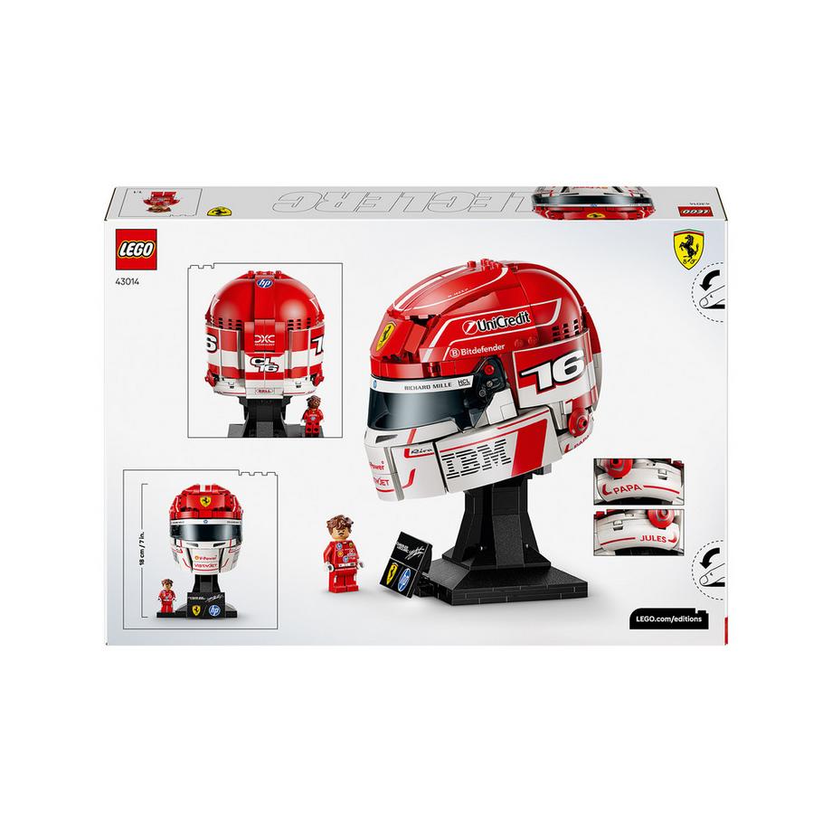 LEGO®  43014 Scuderia Ferrari HP Casque de Charles Leclerc 