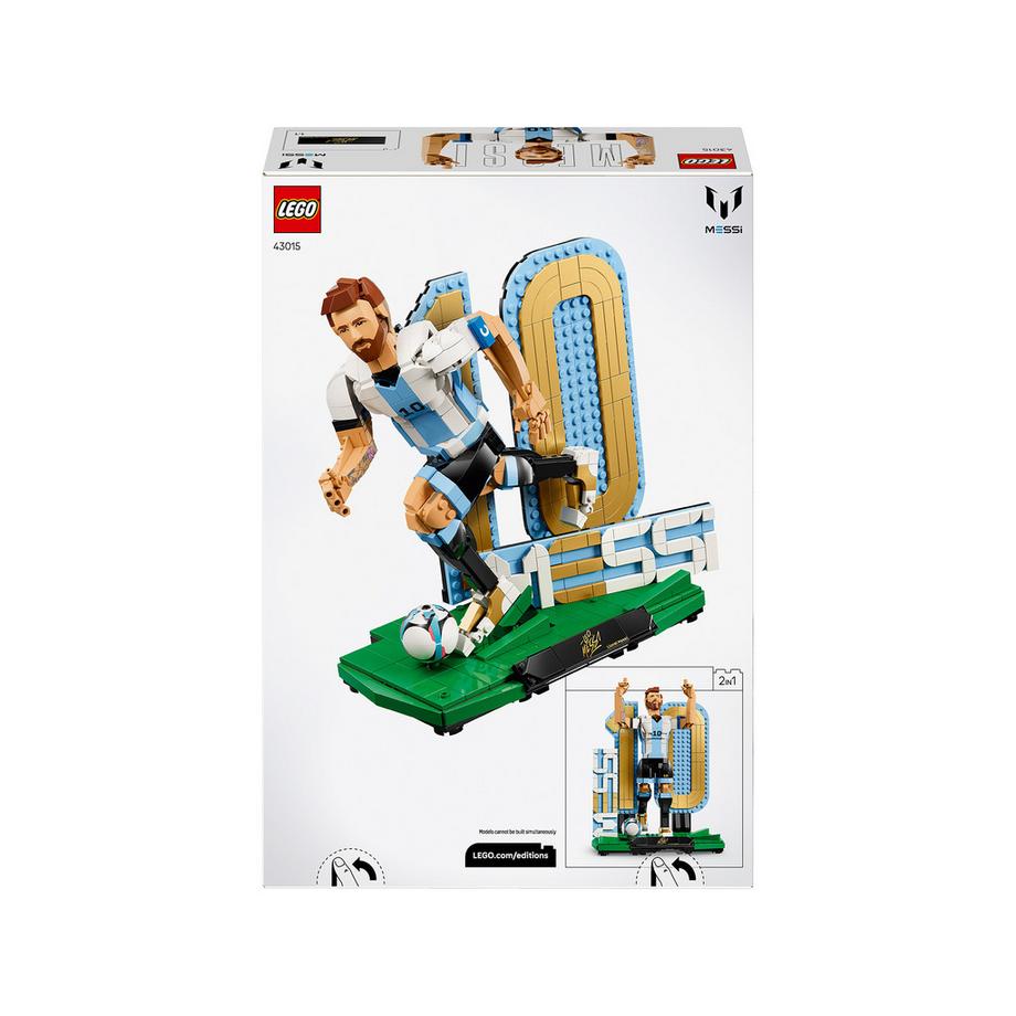 LEGO®  43015 Lionel Messi – Légende du foot 