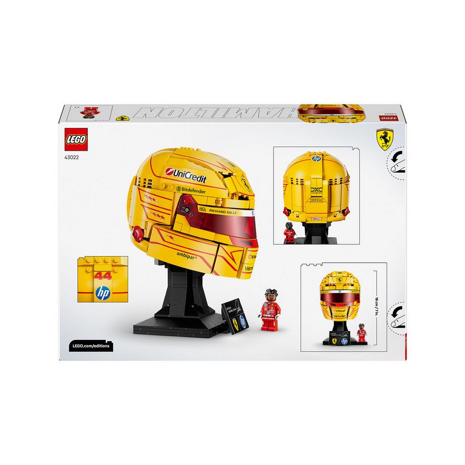 LEGO®  43022 Scuderia Ferrari HP Casque de Lewis Hamilton 