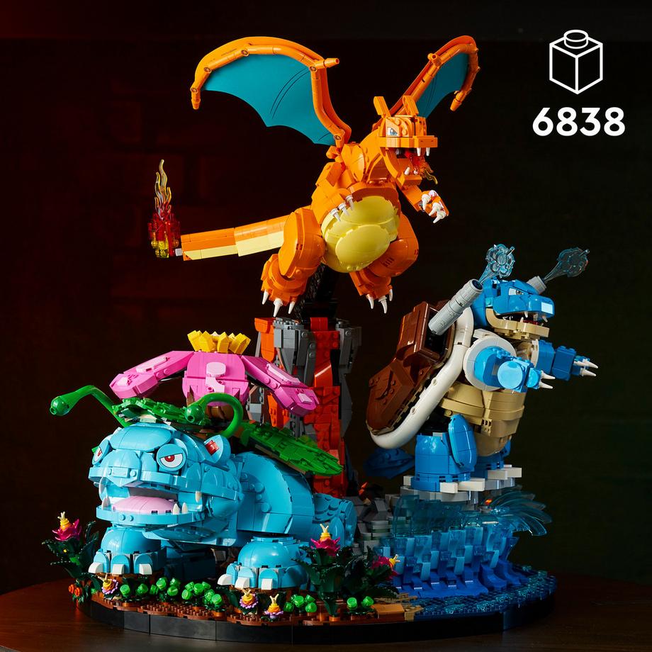 LEGO®  72153 Florizarre, Dracaufeu et Tortank 
