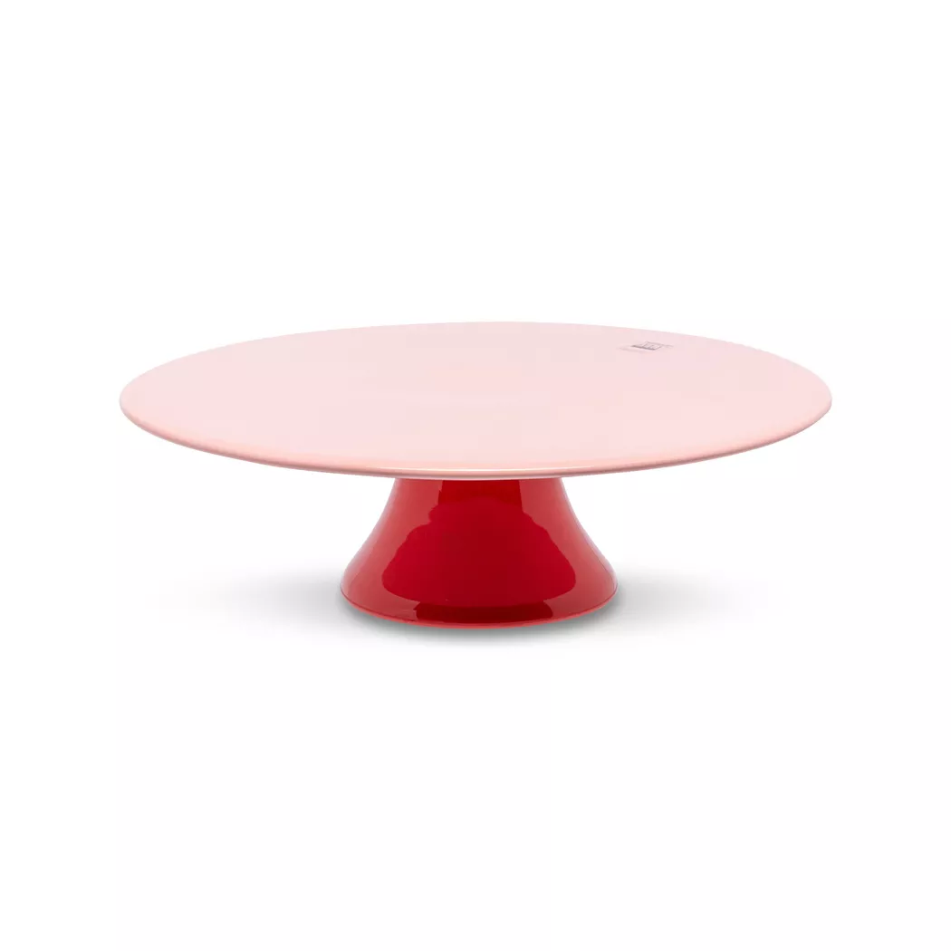 ASA SELECTION Tortenplatte mit Fuss JOY 29cm Strawberry Smoothie rosa baby