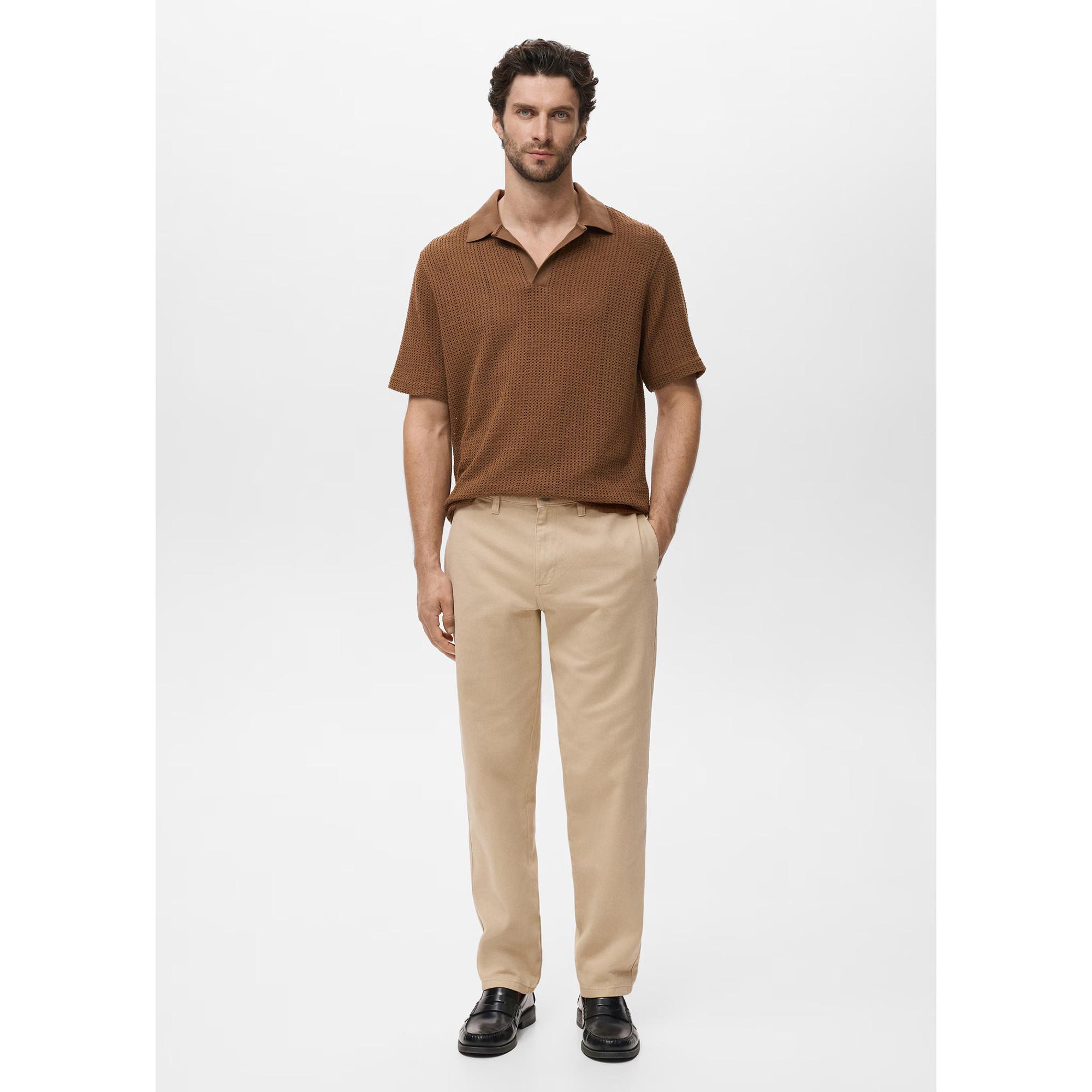 Mango Man Pantalon Regular Fit Jambe Droite  