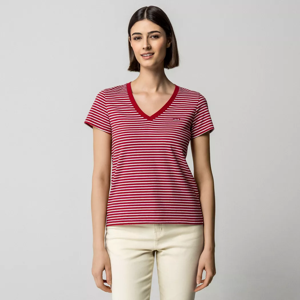 Levi's® - T-Shirt, für Damen, Bordeaux, Größe M