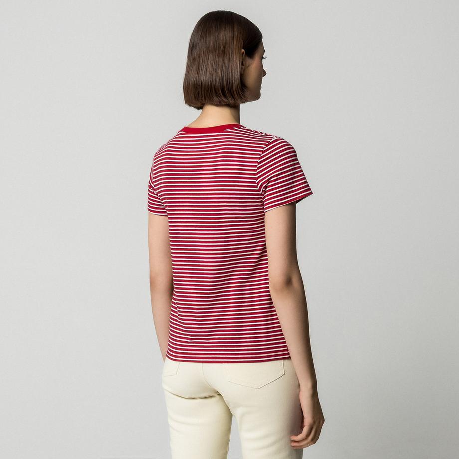 Levi's® T-shirt rayé à col en V  