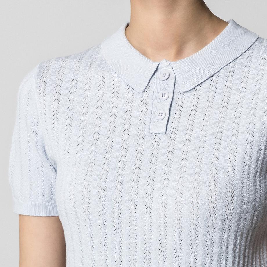 Manor Woman Kurzarm Polo Pullover  