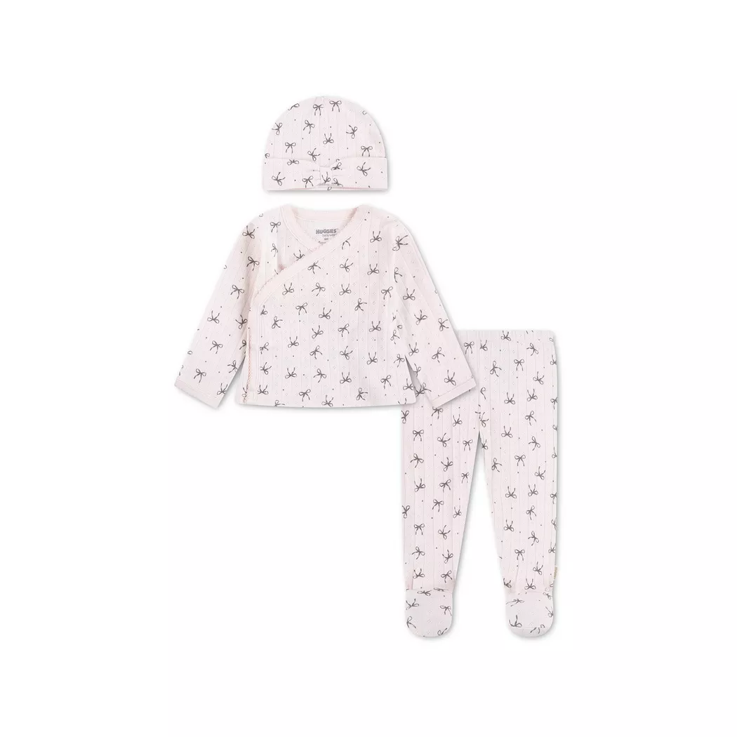Huggies Clothes Ensemble 0z3088 Rosewater 3 Mois Filles