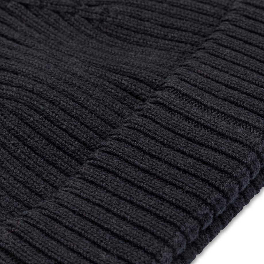 Manor Woman Berretto a coste in maglia  