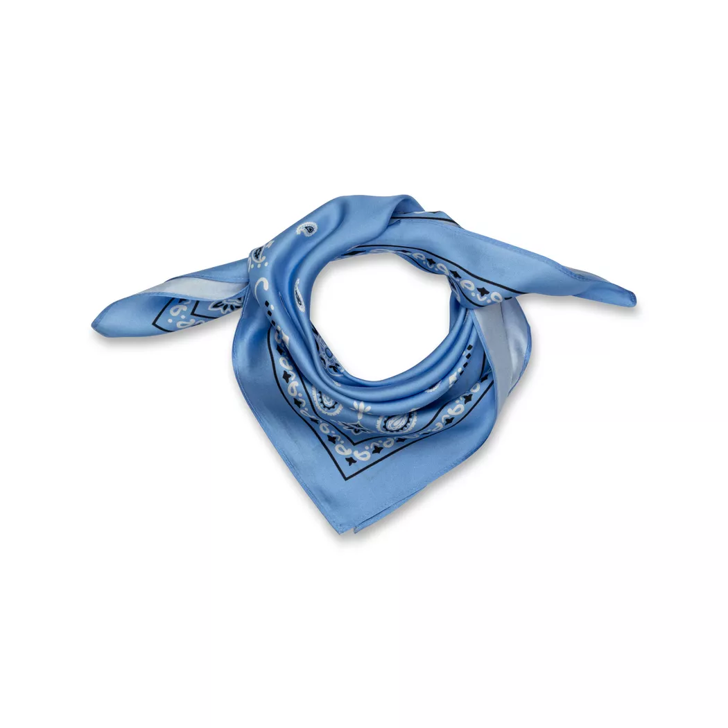 Manor Woman Scarf Light Blue One Size