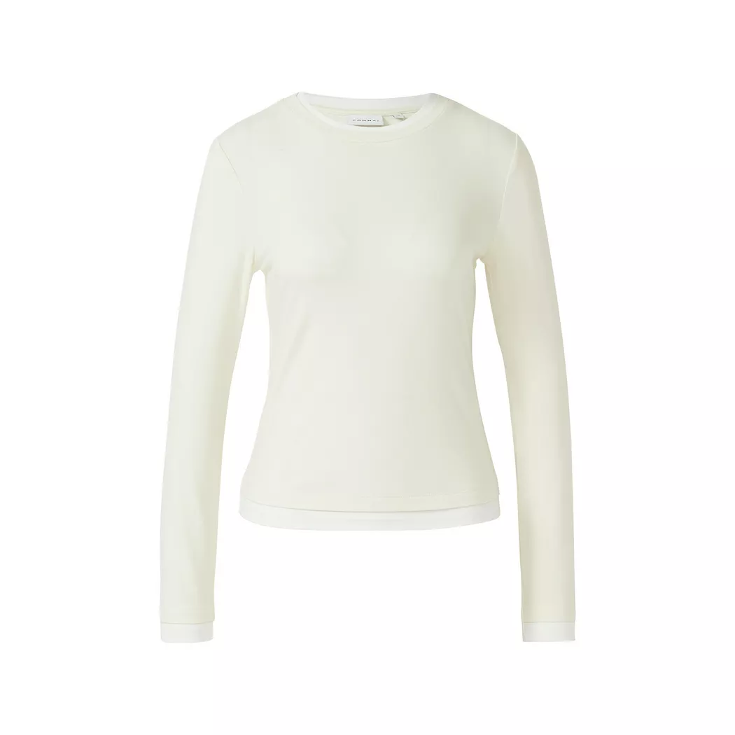Comma - T-Shirt, für Damen, Leinen, Größe 34