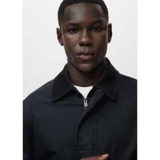 Mango Man Jacke mit Cordkragen  