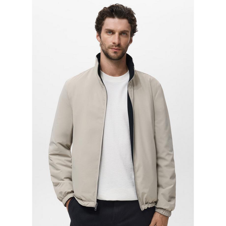 Mango Man Veste Réversible Mi-Saison  