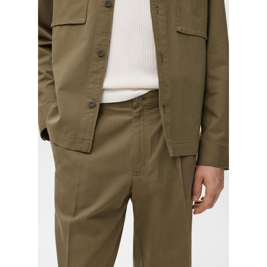 Mango Man Bundfalten Straight Fit Hose  